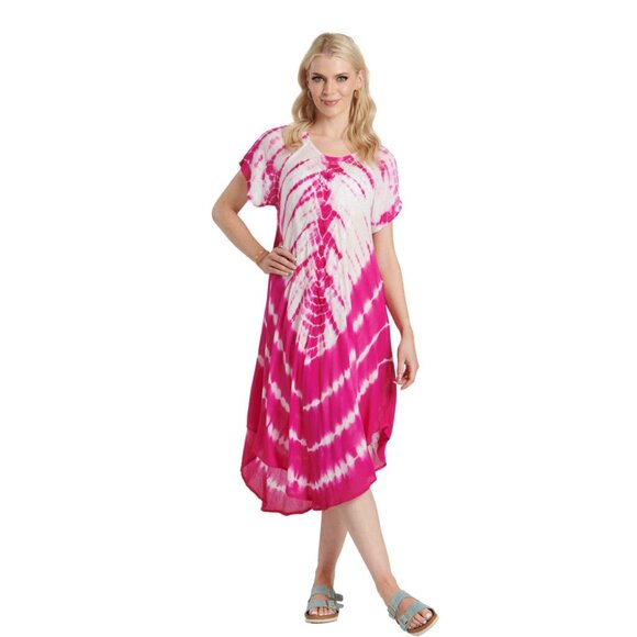 Gorgeous Indian rayon umbrella/beach dress. Free size - Picture 10 of 13